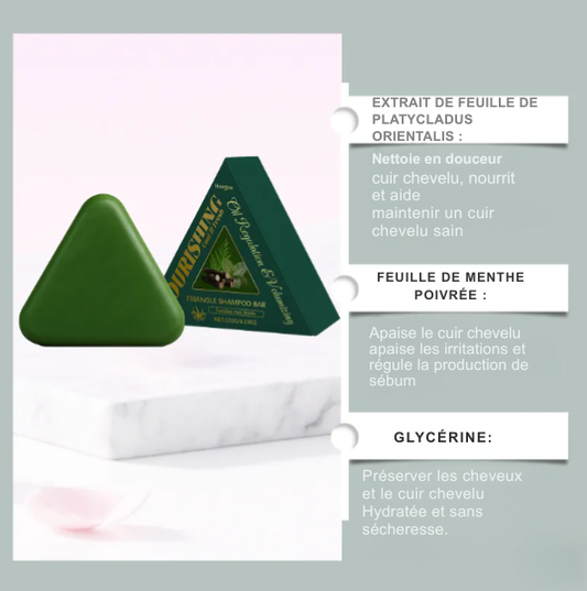 Shampoing solide nourrissant